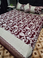 Jacquard Velvet Bed Sheet 4Pcs-Design-527